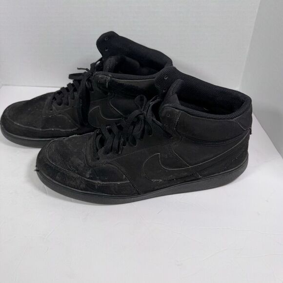 Nike Court Vision Mid‎ Men's Sneaker US Size 12 Black - Picture 3 of 7